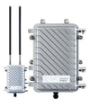 Wireless communication device with antennas on a white background