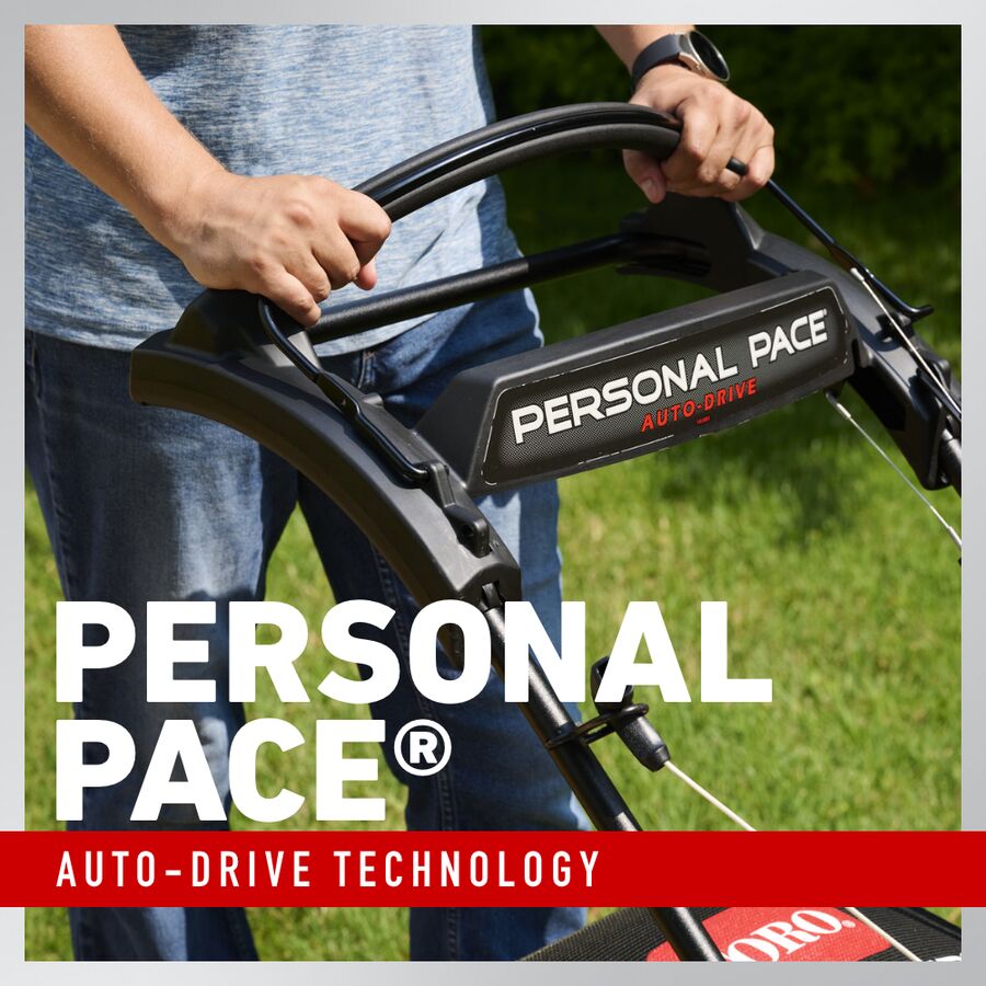 Toro 22-Inch Gas Self-Propelled Lawn Mower 163cc with Personal Pace Auto-Drive