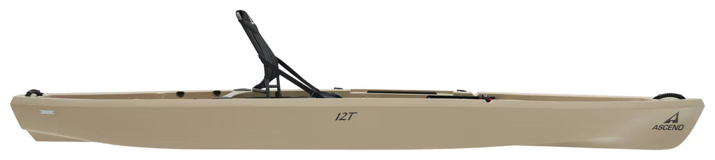 ASCEND 12T 12-Foot Sit-On-Top Fishing Kayak with Tunnel Hull Design, Rod Holders & Adjustable Seat
